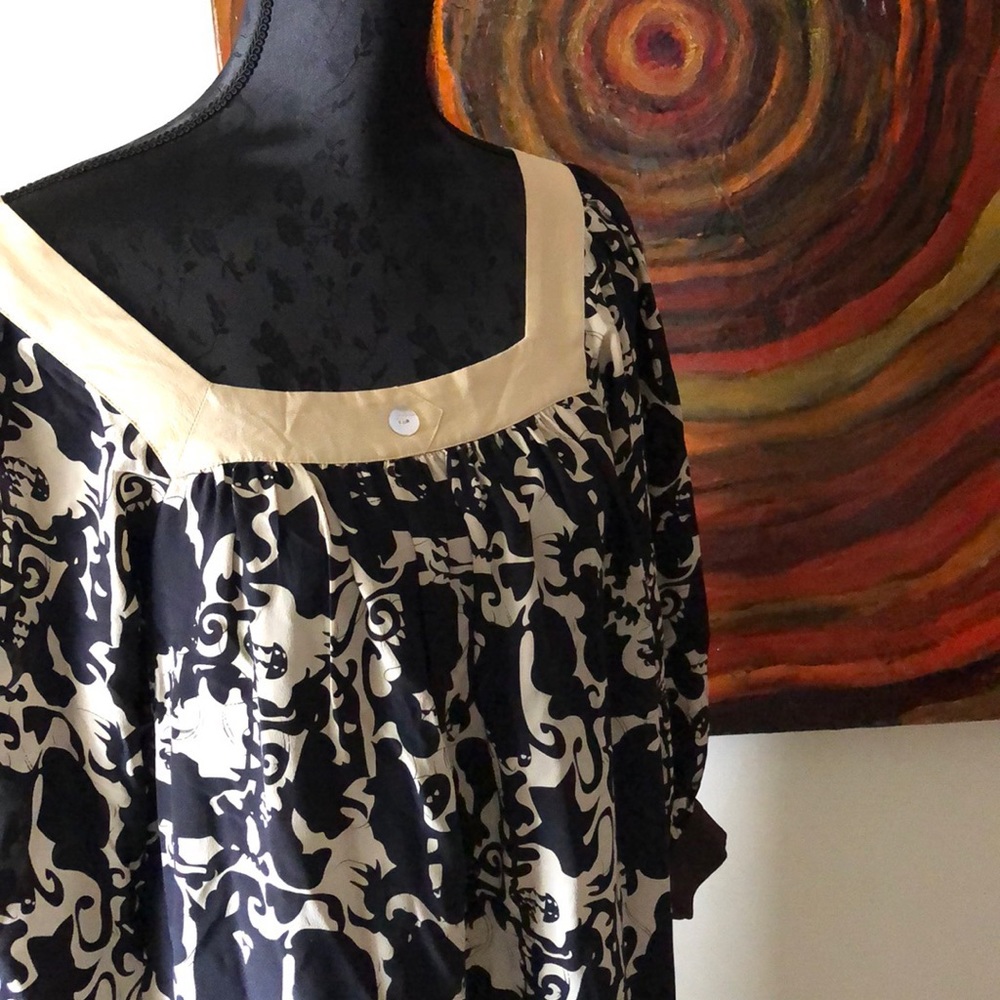 Central Park West silk tunic